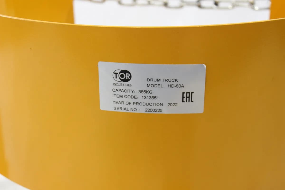 Тележка для бочек TOR HD-80A 1 бочка х 200 л (с колесами) — фото 9